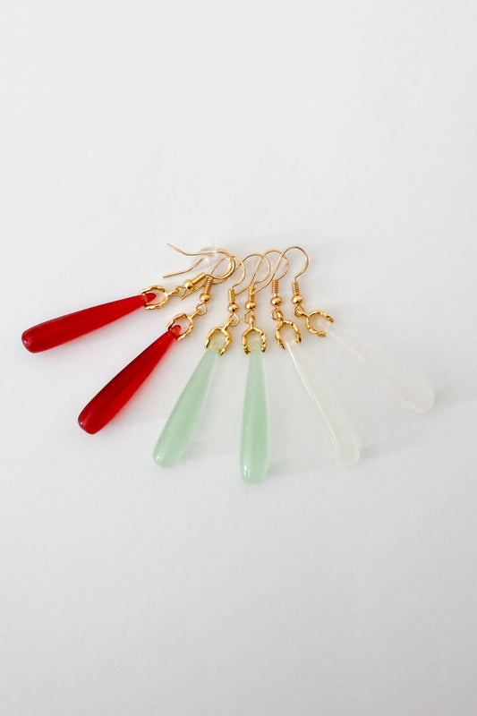 Boucles d’oreilles - En gouttes de résine - HanWen Shop
