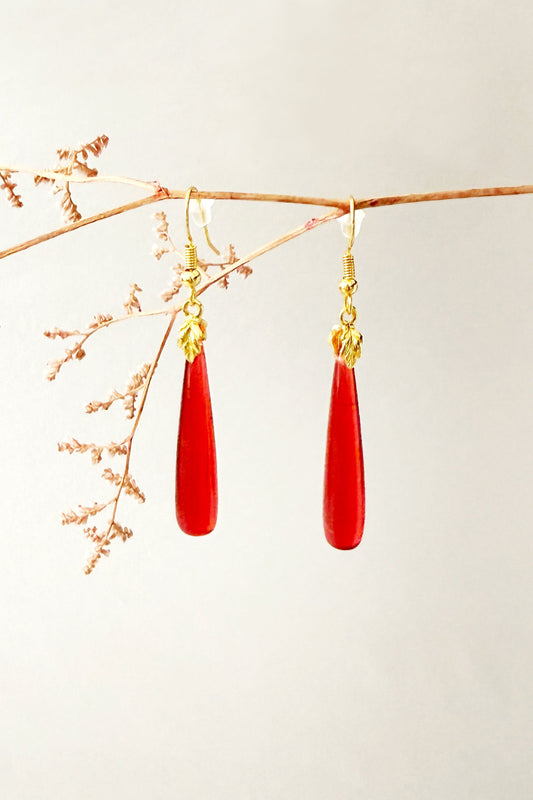 Boucles d’oreilles - En gouttes de résine - HanWen Shop