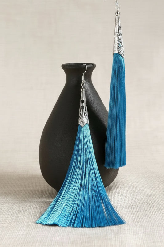 Boucles d’oreilles - Ethniques à longs pompons