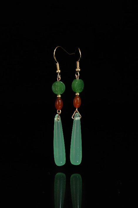 Boucles d’oreilles - Style jade - HanWen Shop