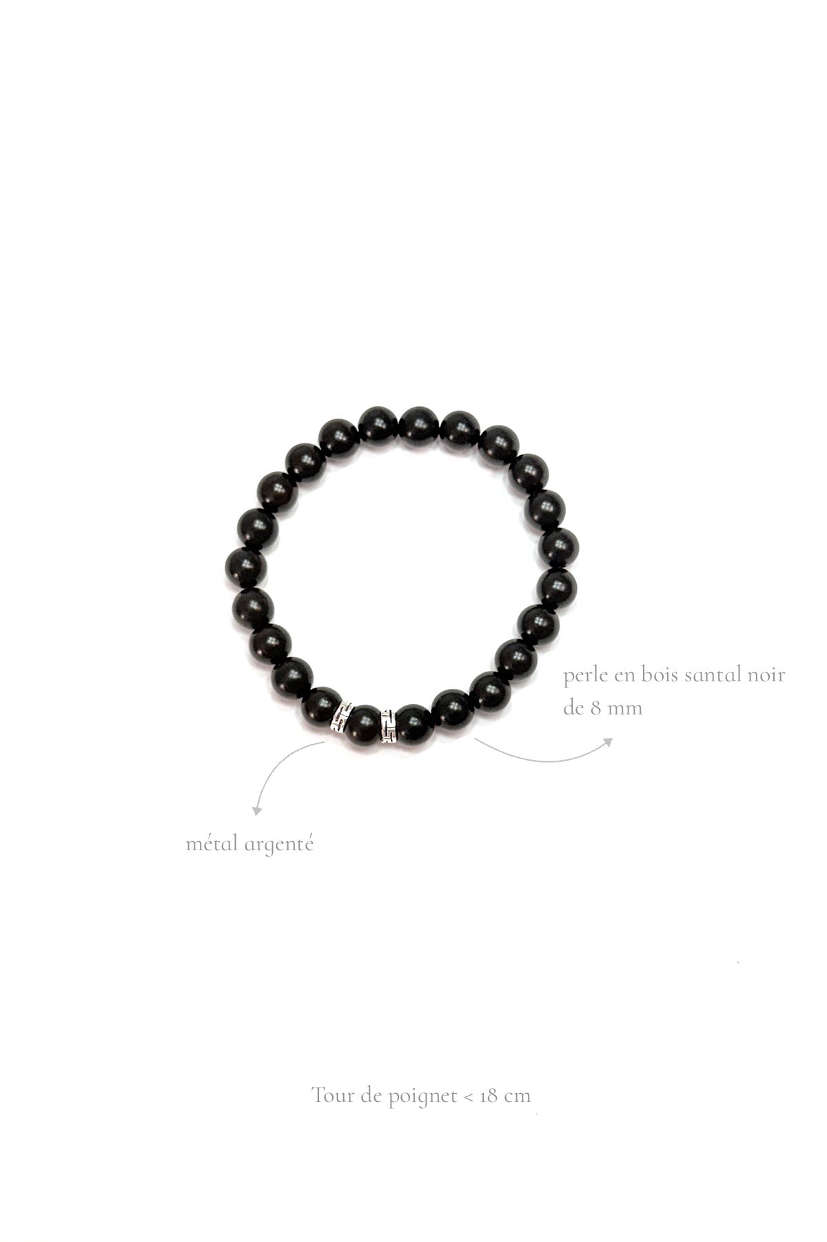 Bracelet en Bois Santal naturelles
