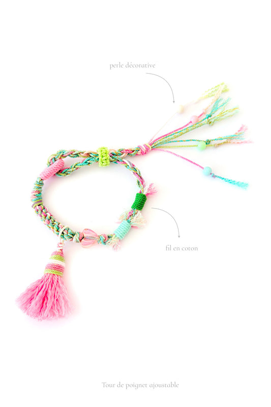 Bracelet apaisant fait main et personnalisable - Prairie féerique - HanWen Shop