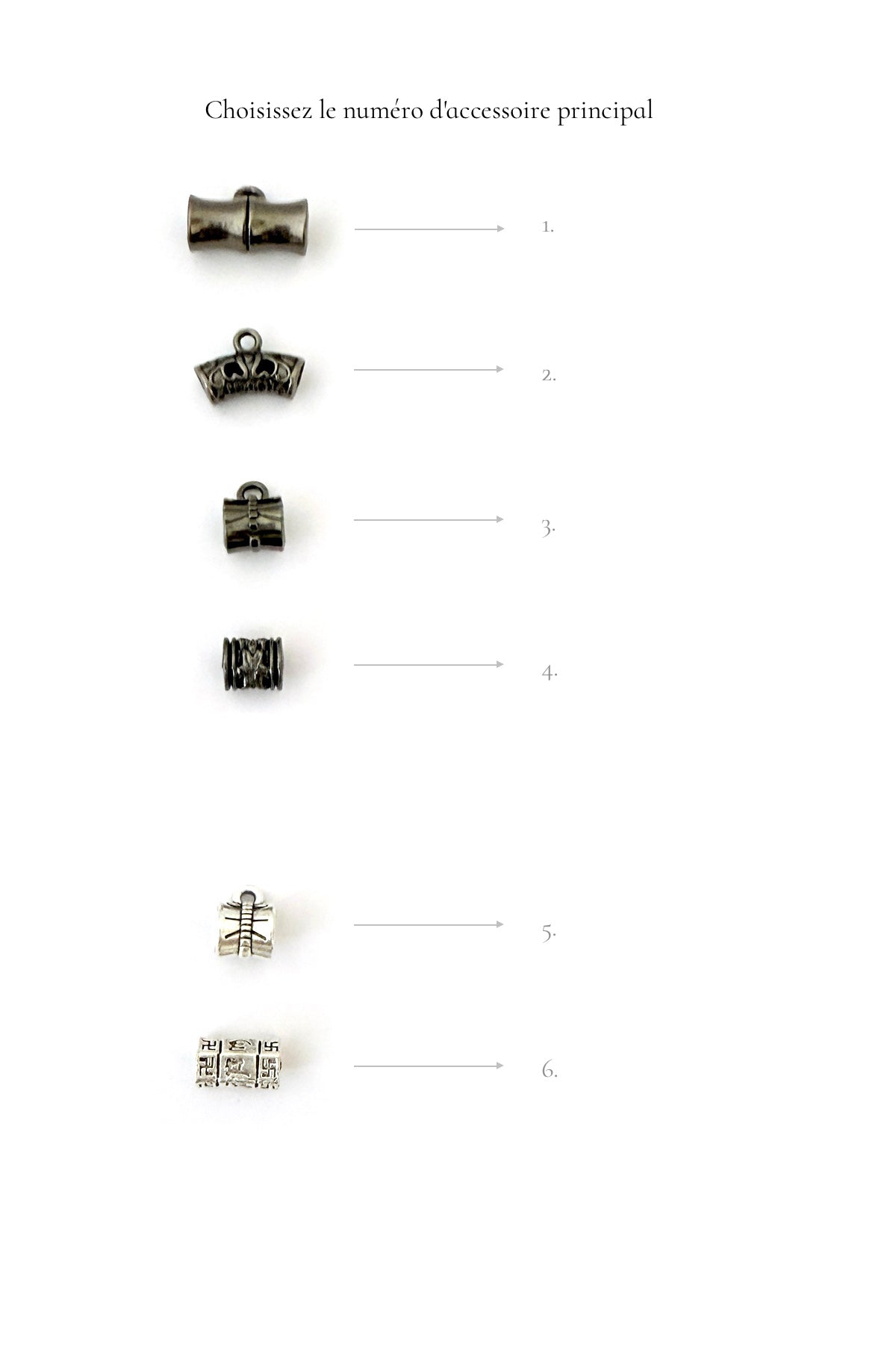 Choisissez le numéro d'accessoire principal - Tibétain bicolore - HanWen Shop