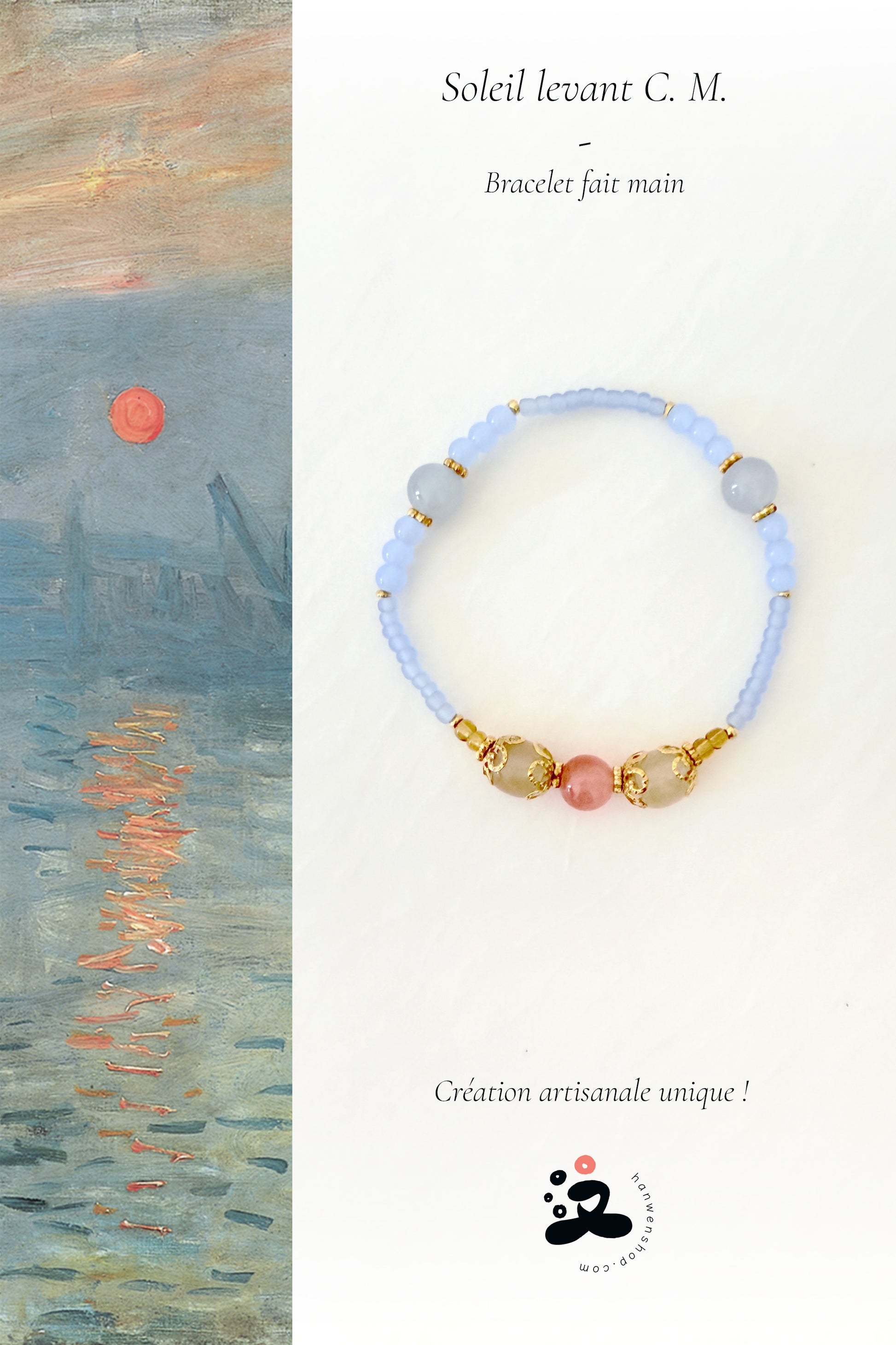 Bracelet fait main - 🌅 Soleil levant C. M. - HanWen Shop