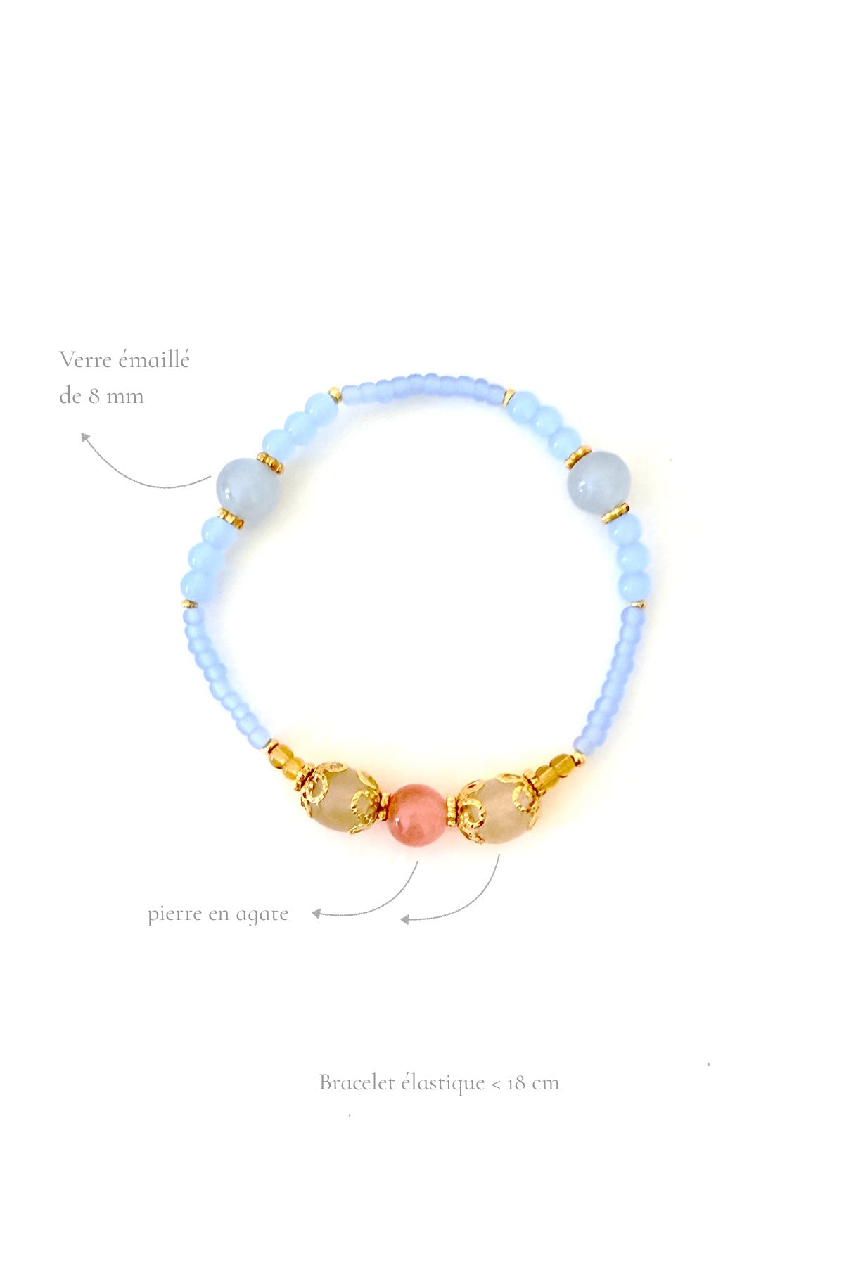 Bracelet fait main - 🌅 Soleil levant C. M. - HanWen Shop