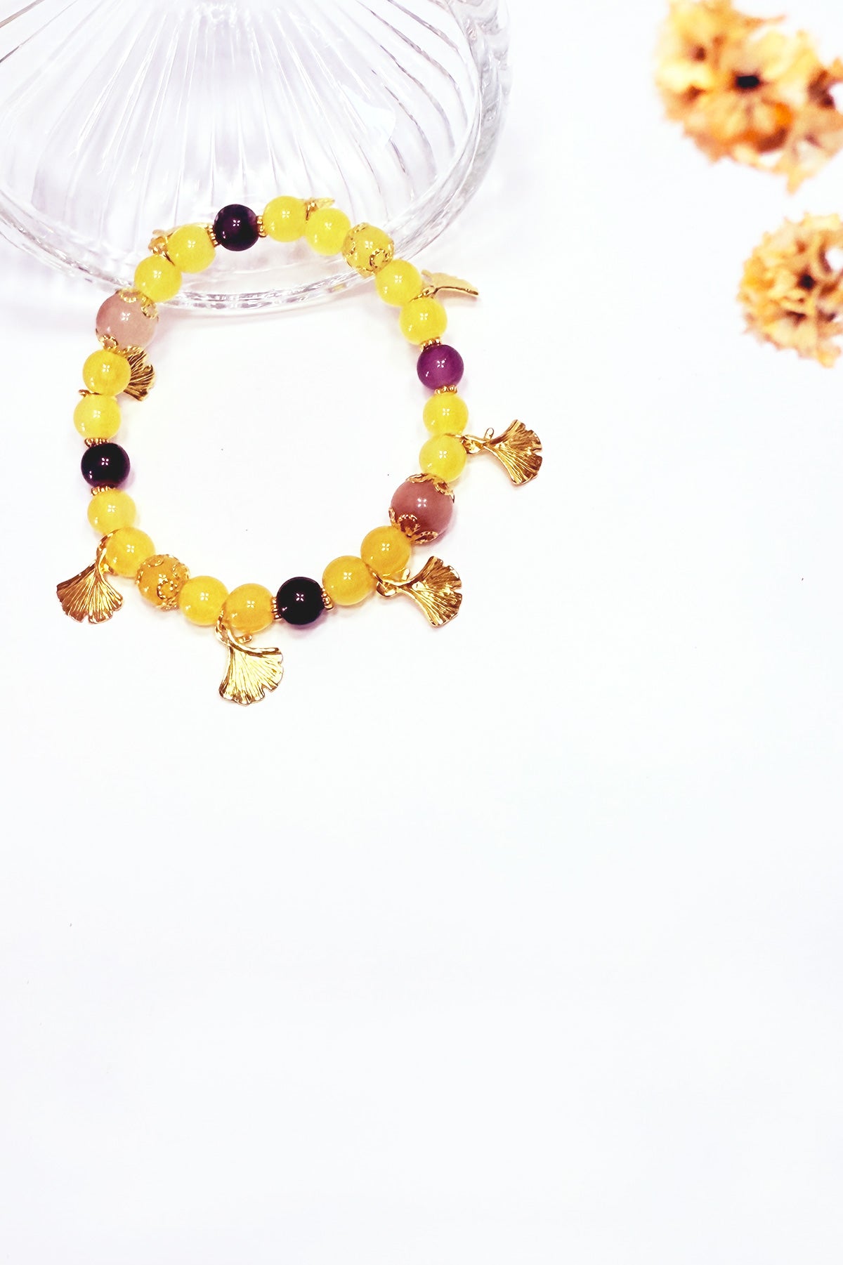 Bracelet fait main - 🌞 Teinte dorée