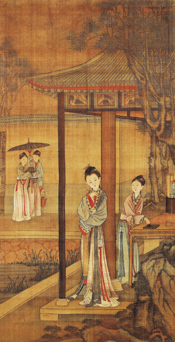 Dynastie Qing Leng Quan Peinture Lady