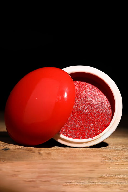 Encre à sceau pour calligraphie et peinture - Boîte en porcelaine- HanWen Shop