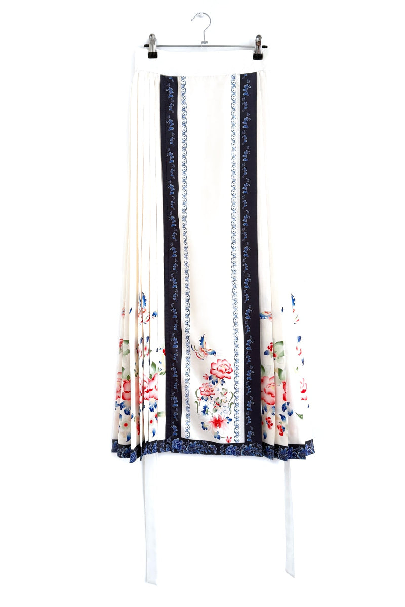 Ensemble Hanfu de la dynastie Qing 清 - princesses Manchu en violette - HanWen Shop
