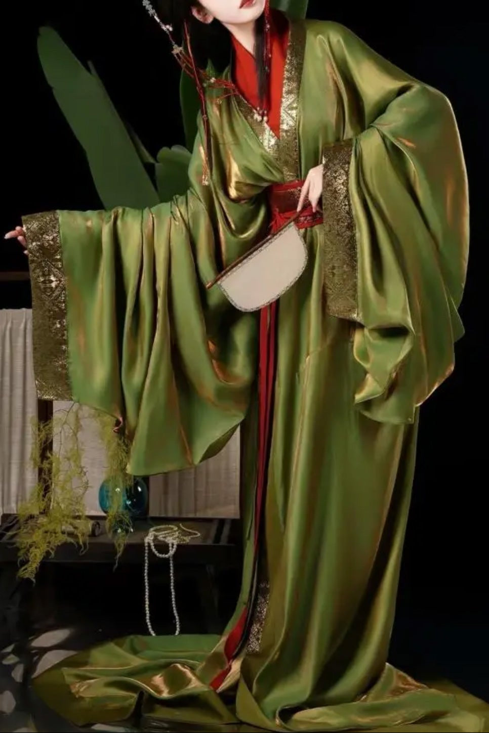 Ensemble Hanfu de la période des Royaumes Combattants 战国 - "Shenming" - HanWen Shop