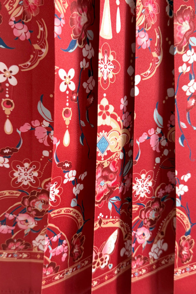 Ensemble Hanfu de la dynastie Ming 明 - "Hongran" - HanWen Shop