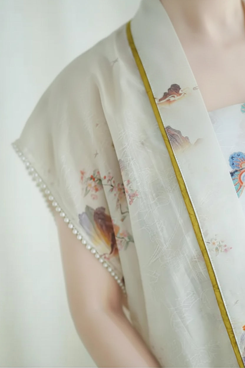 Gilet moderne inspiré du style Song - HanWen Shop