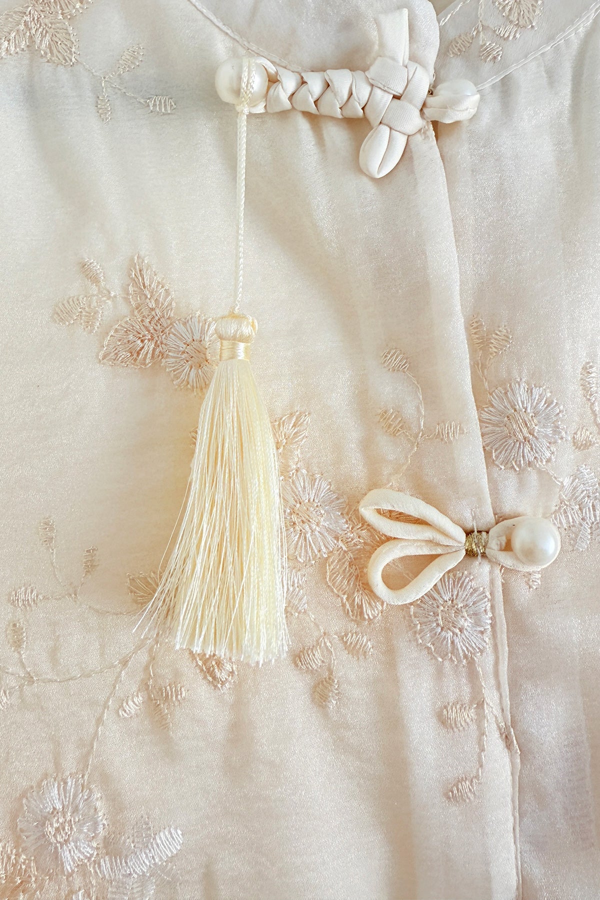 Hanfu moderne - Blouse chinoise en mousseline -HanWen Shop
