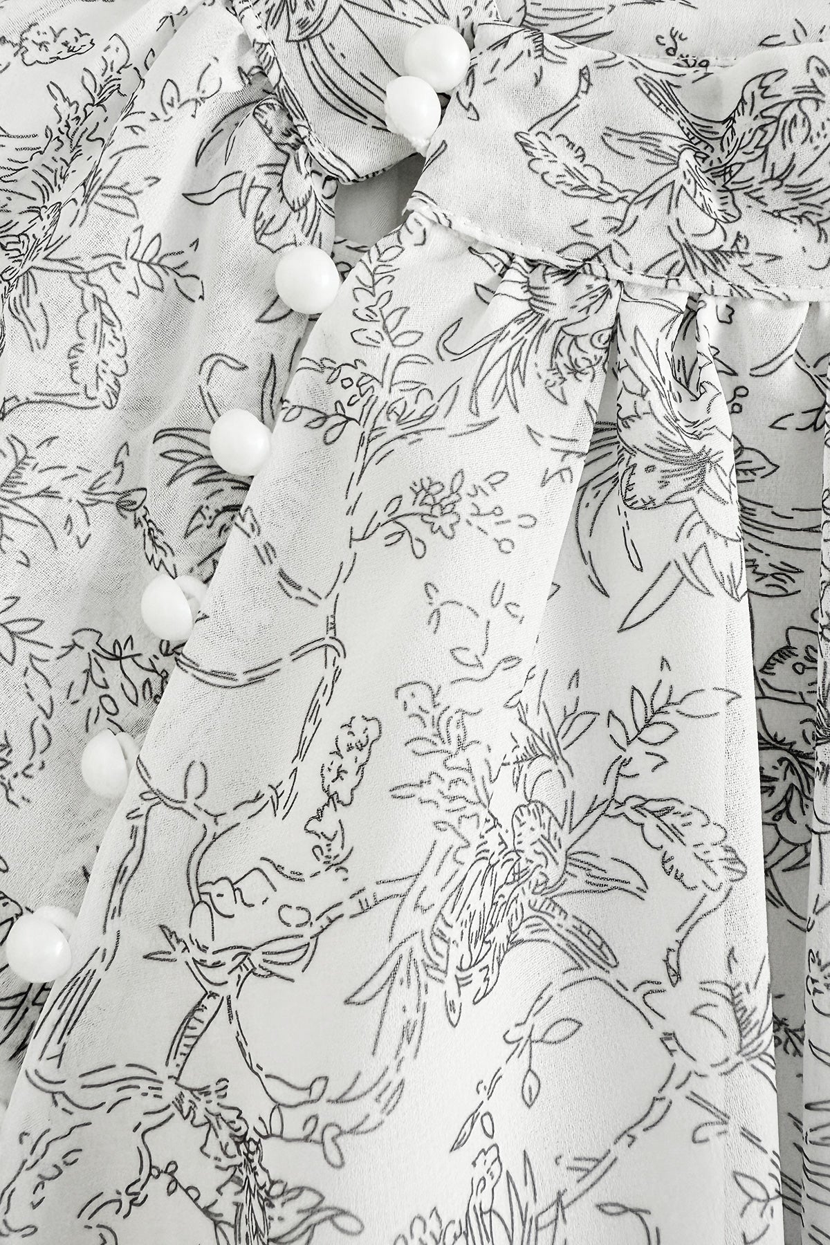Hanfu moderne - Blouse chinoise en mousseline -HanWen Shop