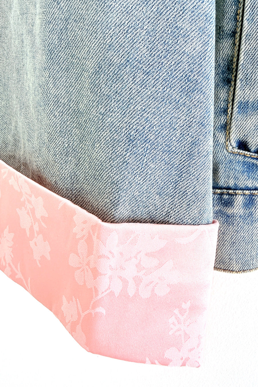 Hanfu moderne - Veste en Jean avec broderie - HanWen Shop