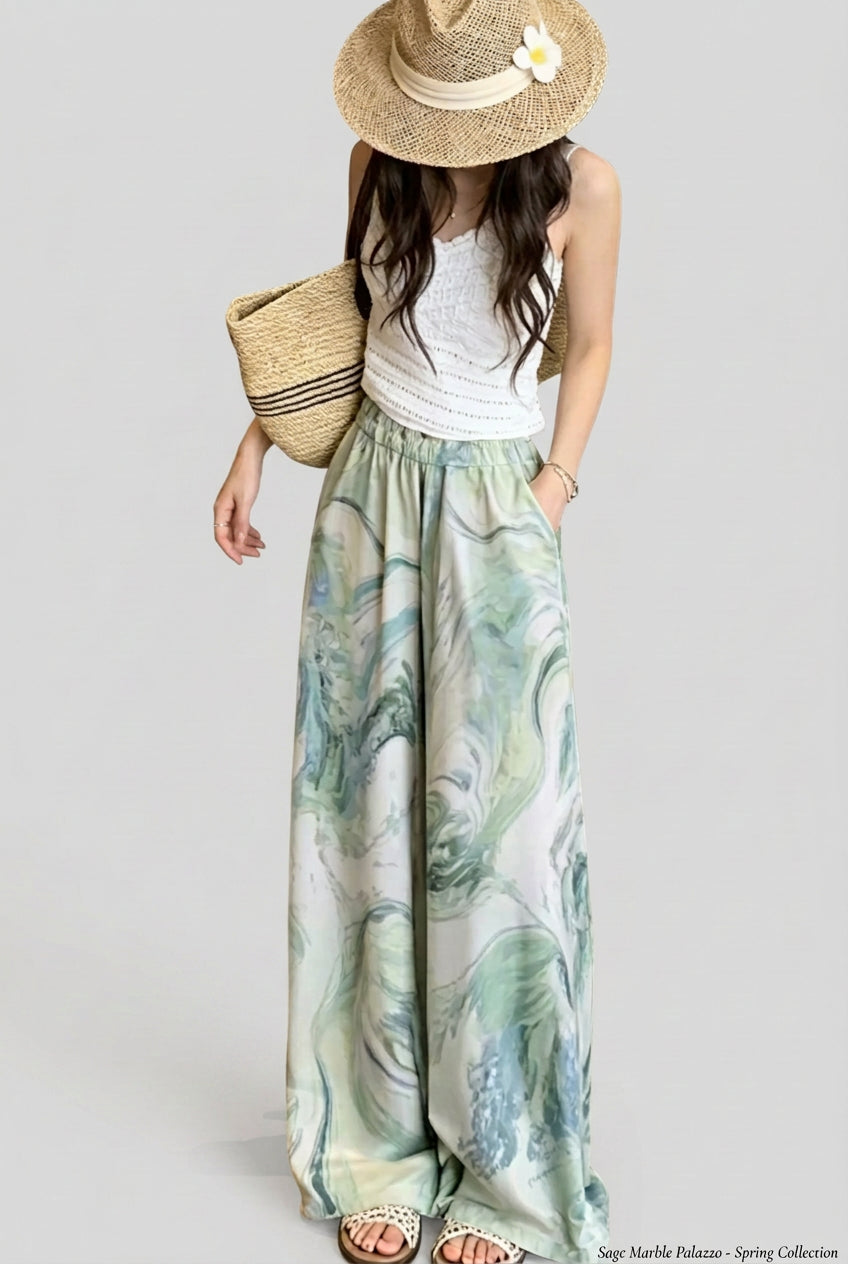 Jupe-culotte ample en coton-rayonne – Légèreté et fraîcheur - HanWen Shop