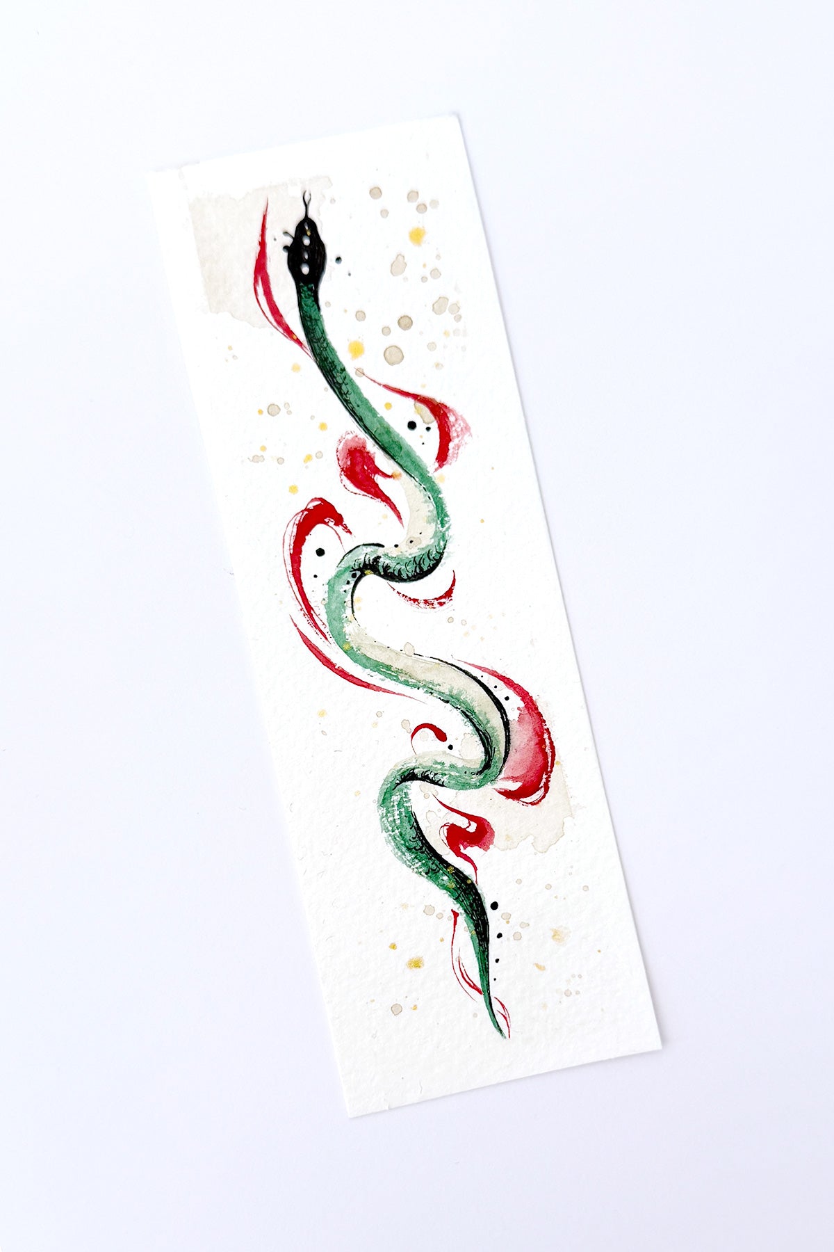 Marque-page fait main – Serpent 2025 - HanWen Shop