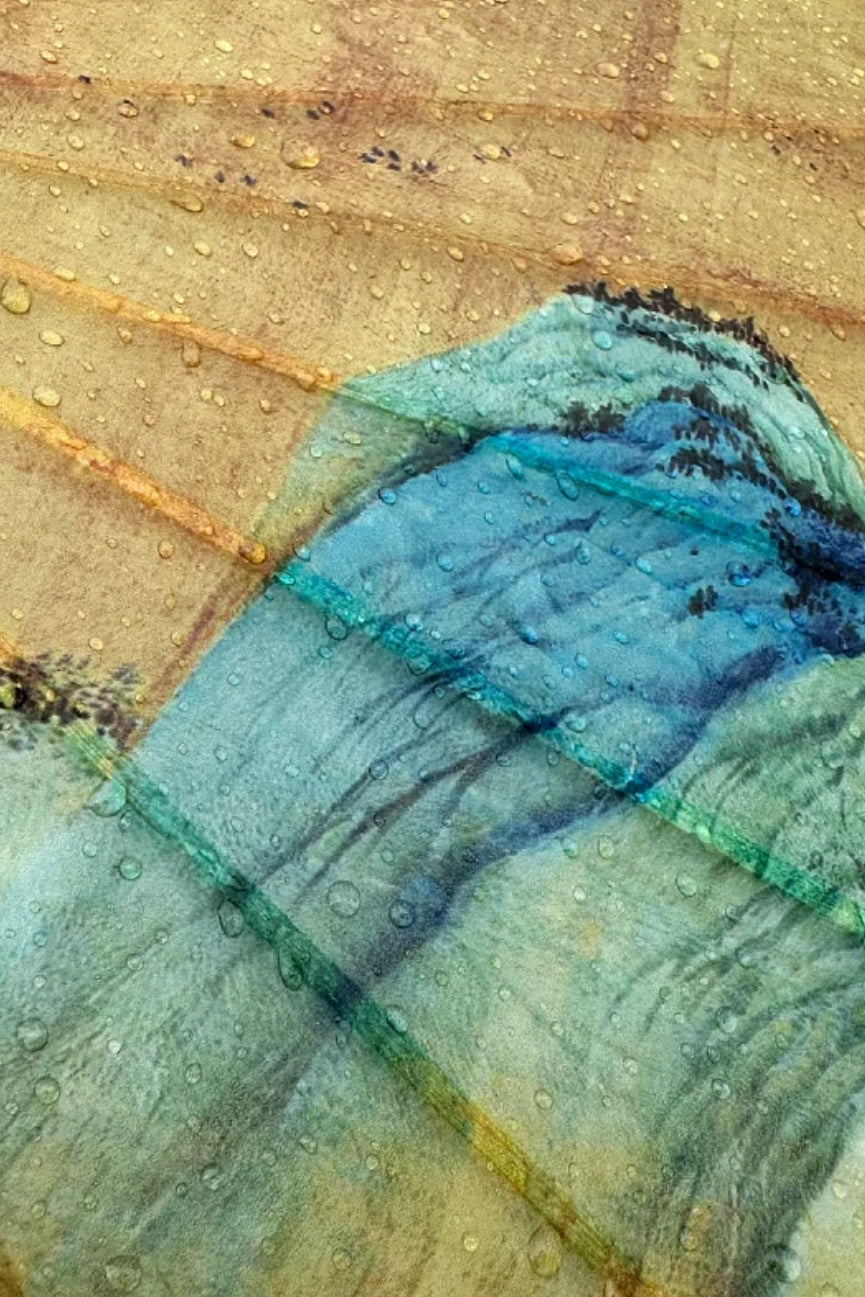 Ombrelle chinoise en papier à l'huile - Épopée Dorée- HanWen Shop