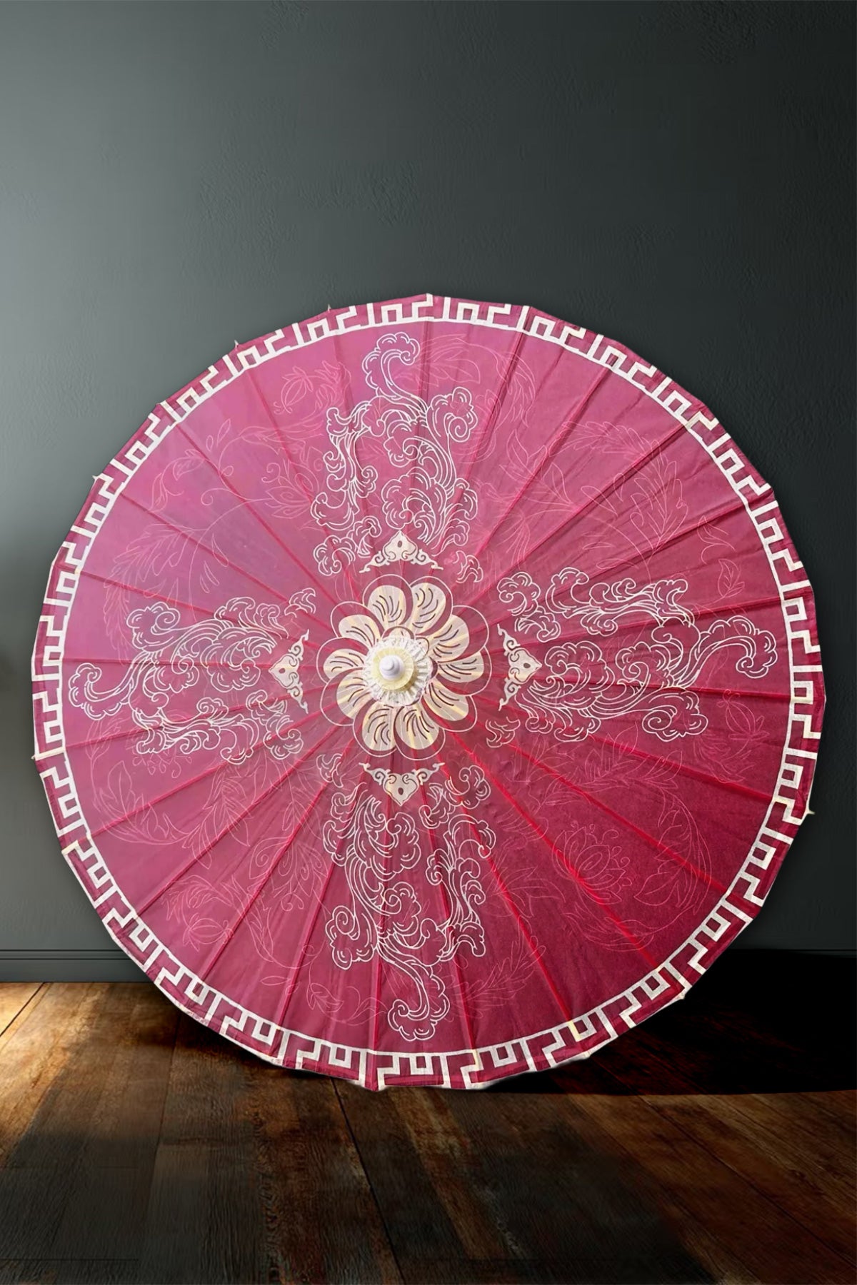 Ombrelle chinoise en papier à l'huile - Collection "Mandala de Dunhuang" - HanWen Shop