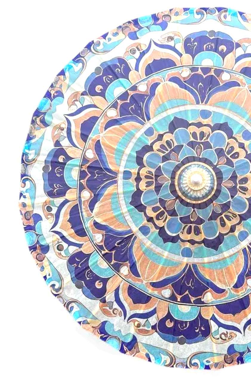 Ombrelle chinoise en papier à l'huile - Collection "Mandala de Dunhuang" - HanWen Shop