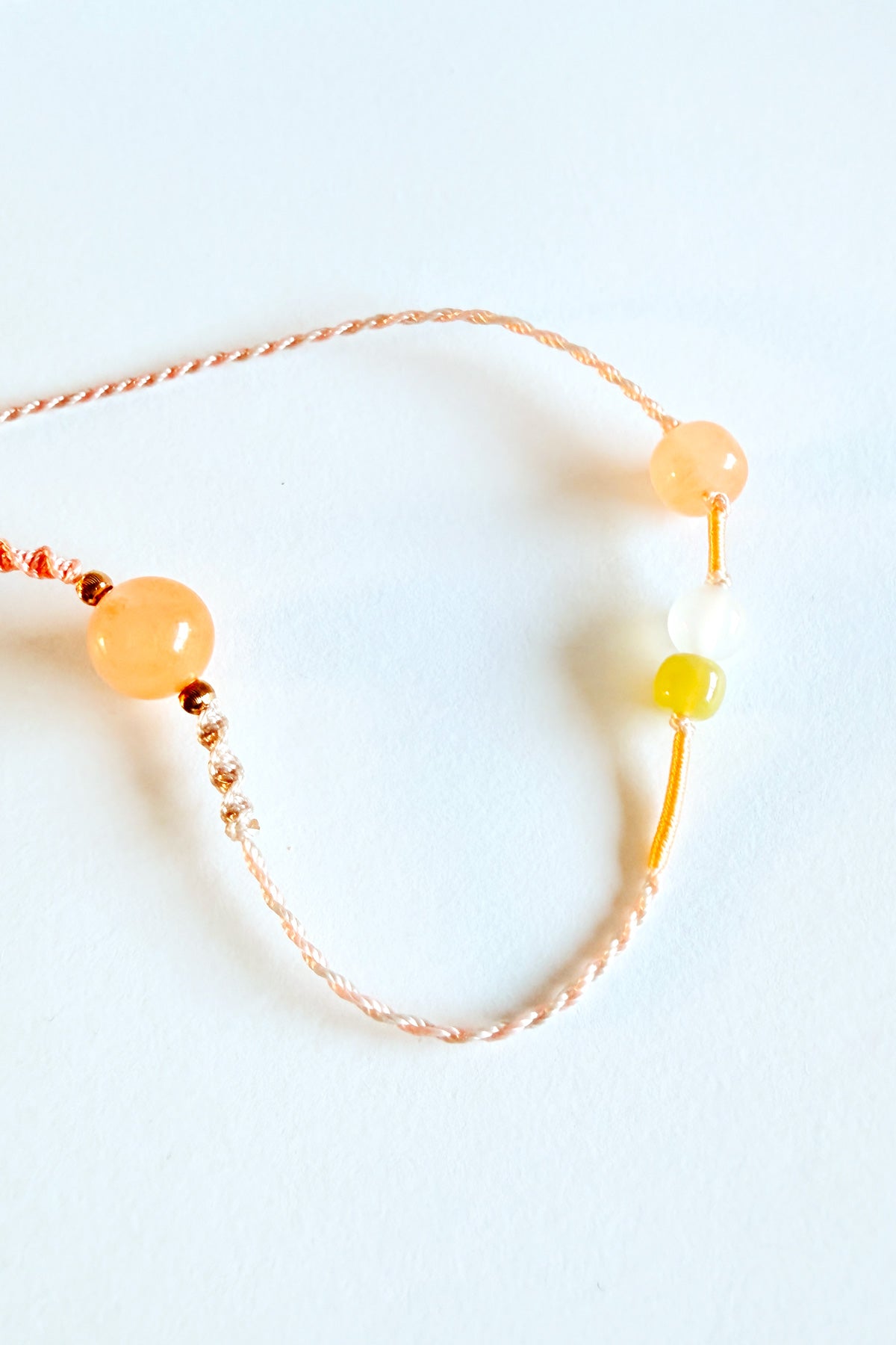 Parure "Aurore douce" Collier & bracelet faits main et personnalisable - HanWen Shop