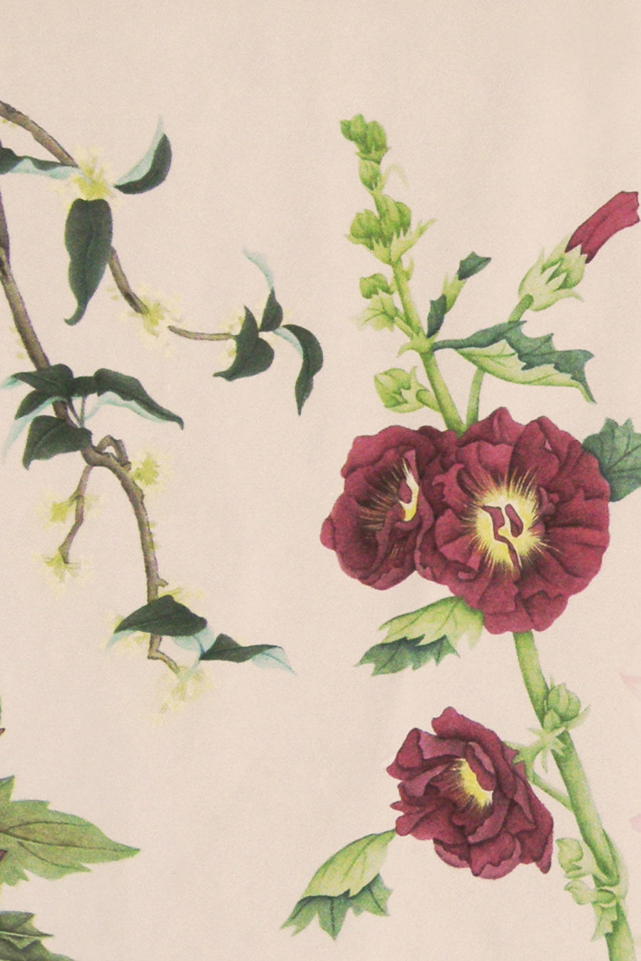 Peinture chinoise en style Gongbi - Les douze fleurs des mois - HanWen Shop