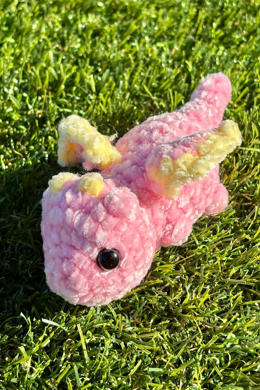Peluche crochet fait à la main - Mini dragon - HanWen Shop