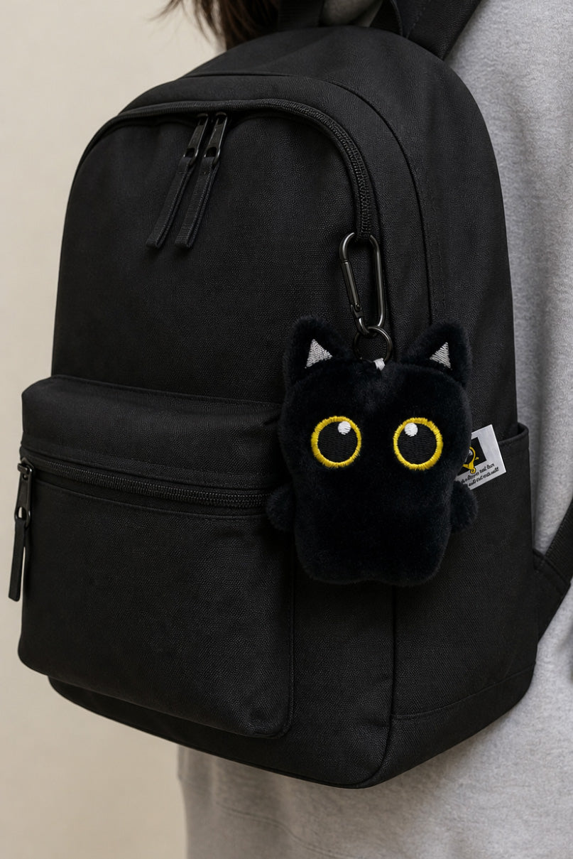 Pendentif de peluche - Chat noir - HanWen Shop