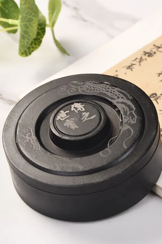 Pierres à encre chinoise à motif rainuré - HanWen Shop