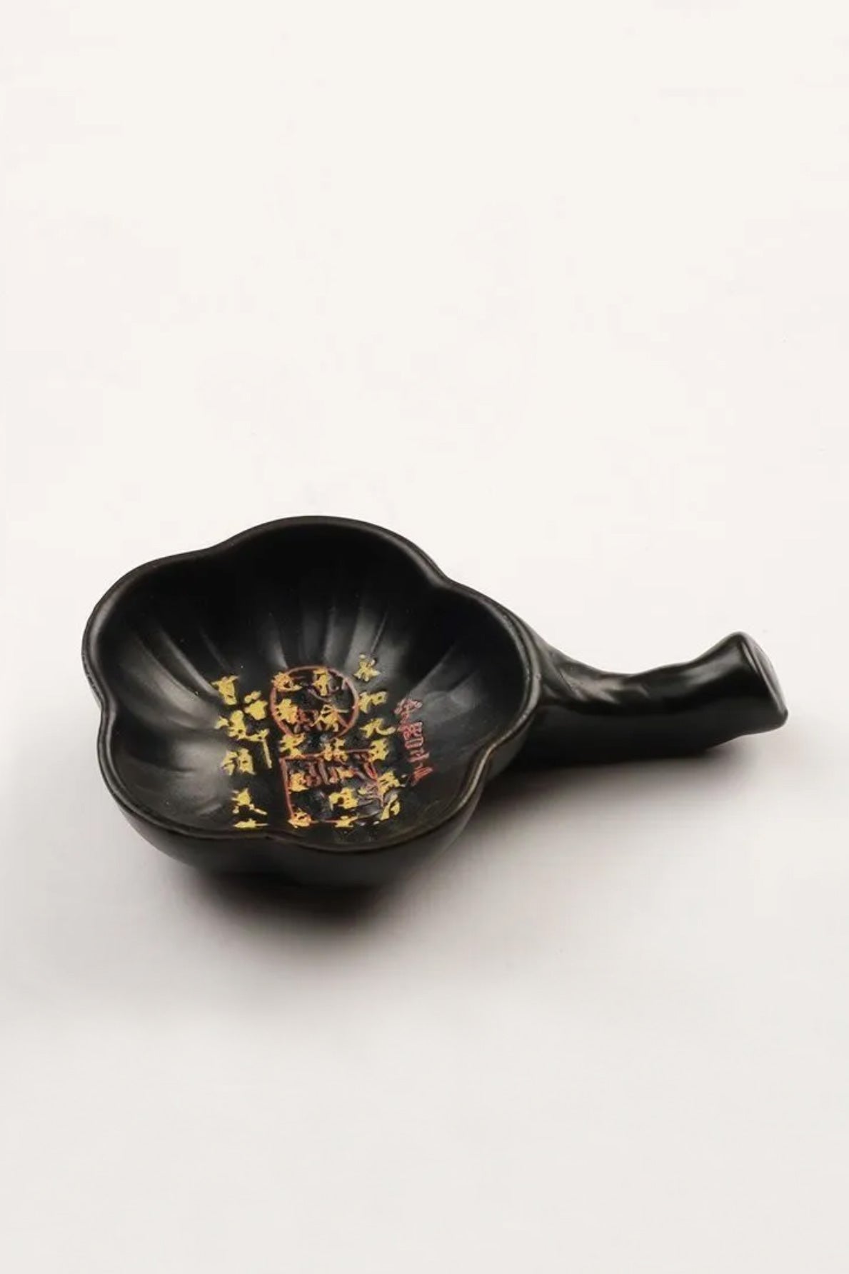 Récipient à encre chinoise traditionnelle en forme de fleur - Mo Die - HanWen Shop