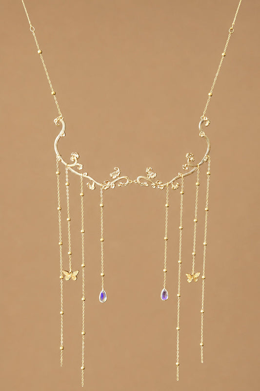 Rideau de Visage – Chaînes dorées - HanWen Shop