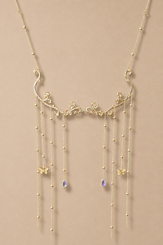 Rideau de Visage – Chaînes dorées - HanWen Shop