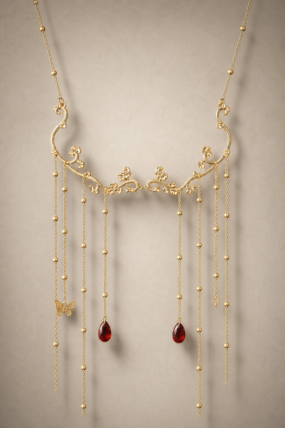 Rideau de Visage – Chaînes dorées - HanWen Shop