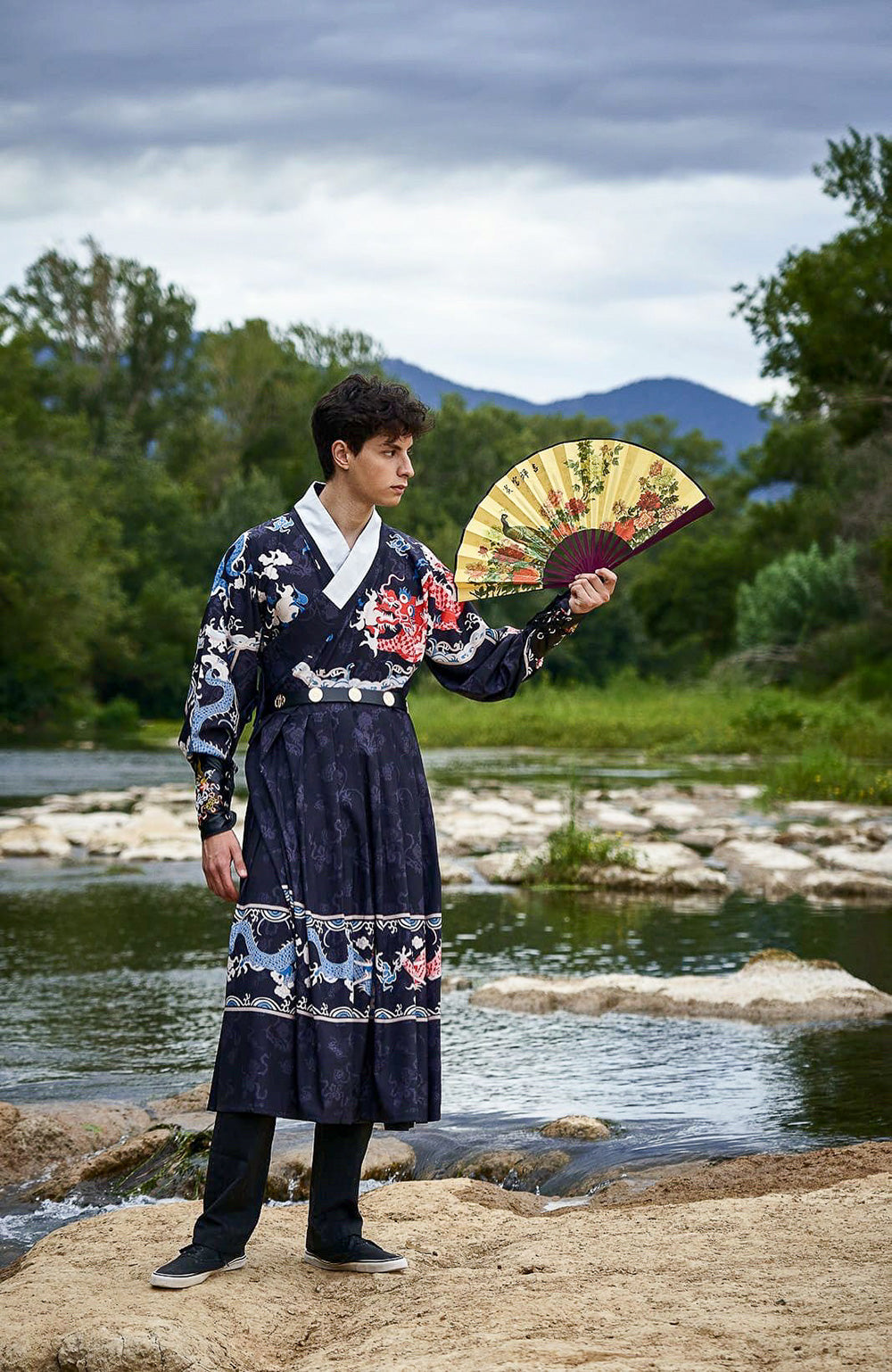 Hanfu de la Dynastie Ming 明 - Robe de guerrier "Feiyu Fu" - HanWen Shop