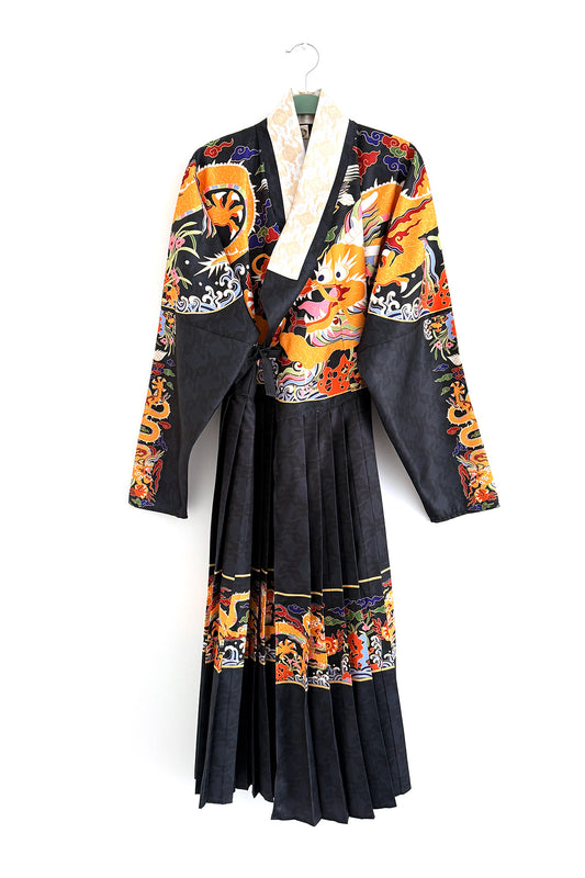 Hanfu de la Dynastie Ming 明 - Robe de guerrier "Feiyu Fu" - HanWen Shop