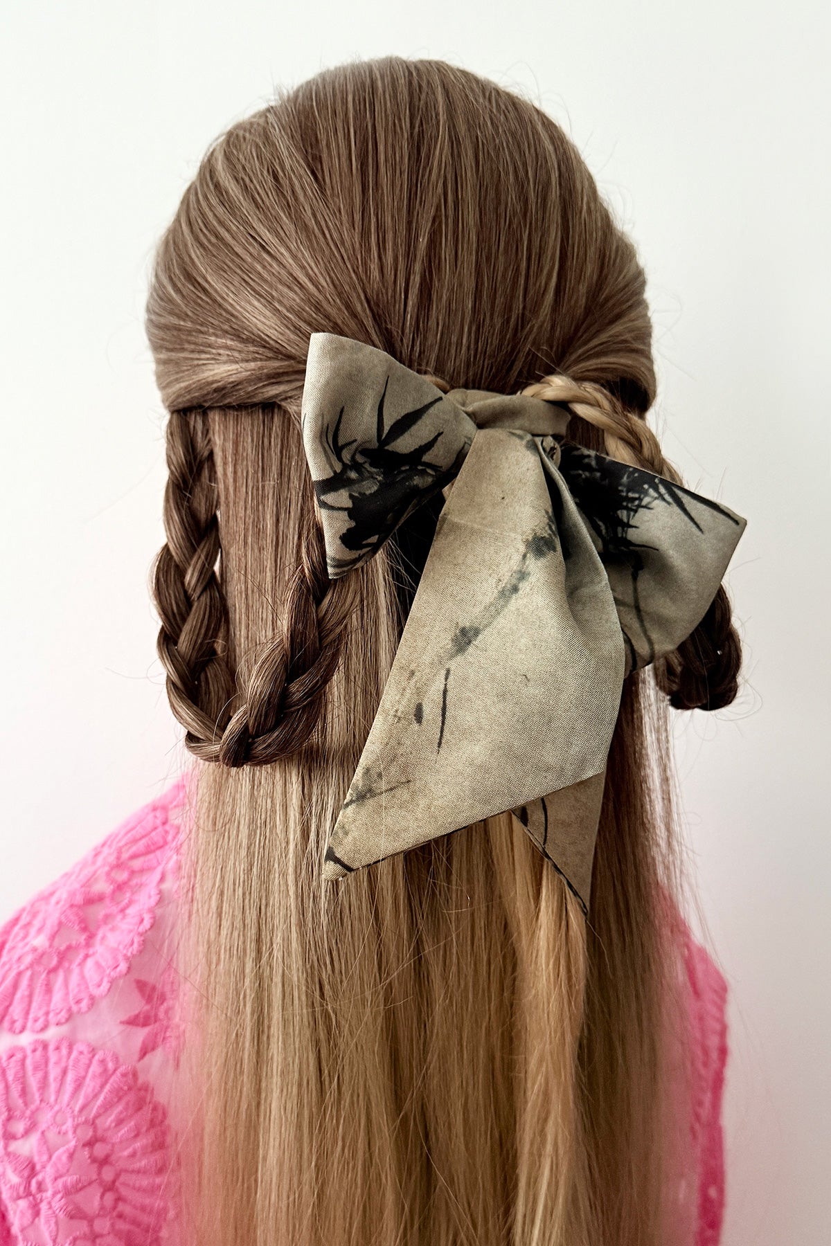 Ruban à cheveux style antique - motif de bambou