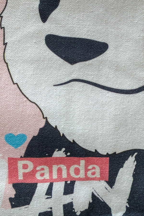 Sac en toile – Panda d'amour rose - HanWen Shop