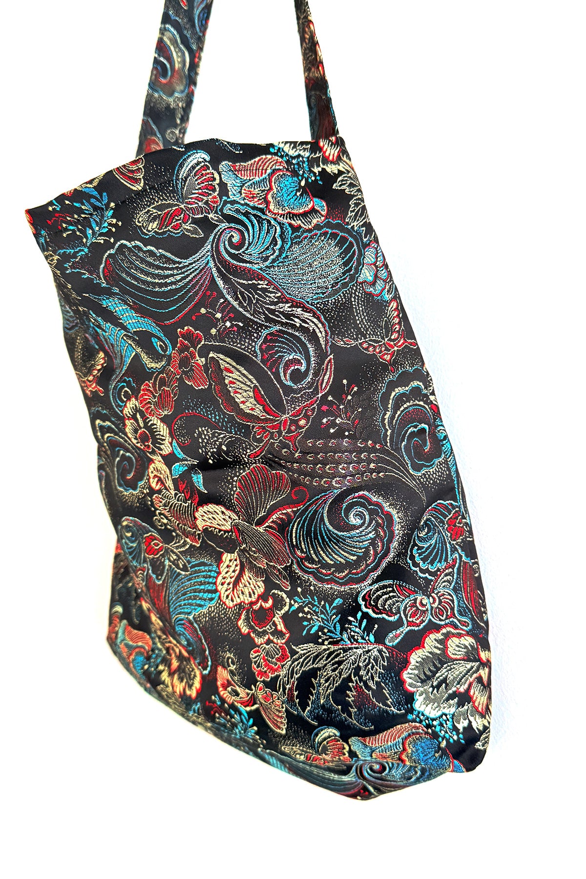 Sac à Épaule en Brocart Jacquard - HanWen Shop