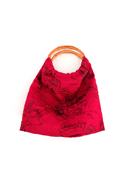Sac à main rétro moderne – Poignée ronde en bambou naturel - HanWen Shop