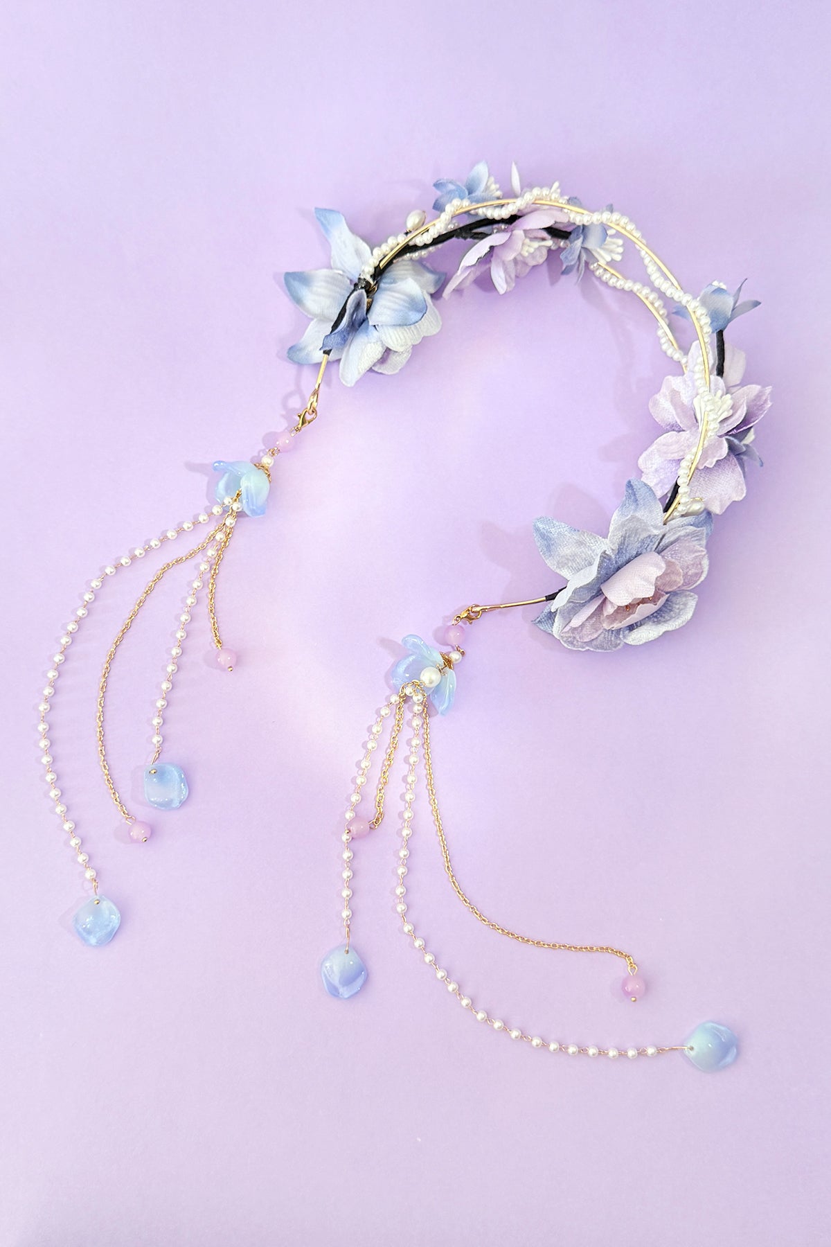 Serre-tête - Lys violette - HanWen Shop