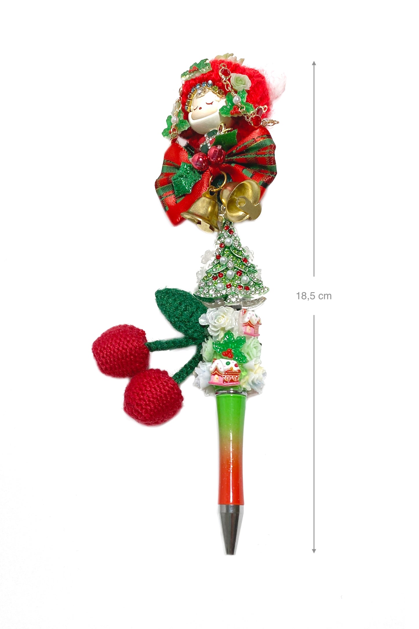 Stylo "POP BEAN" de l'atelier de HanWen - Le petit chaperon rouge de Noël - HanWen Shop