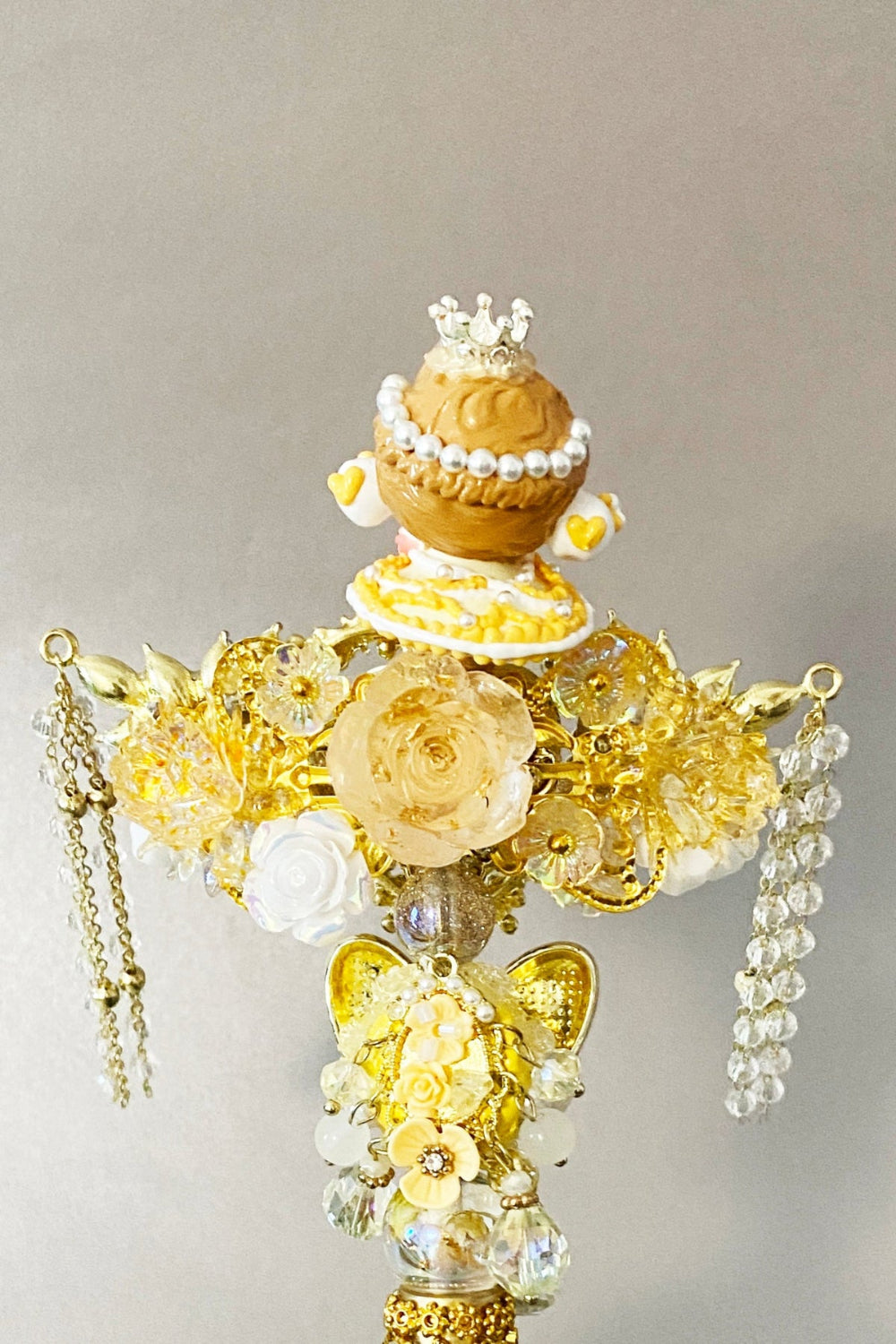 Stylo "POP MART" unique et fait à la main - Miroir magique doré - HanWen Shop