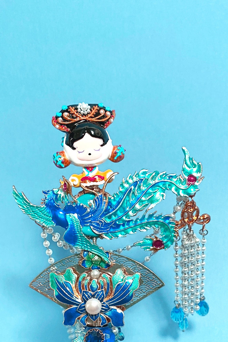 Stylo "POP MART" unique et fait à la main - Phénix Qing Gege - HanWen Shop