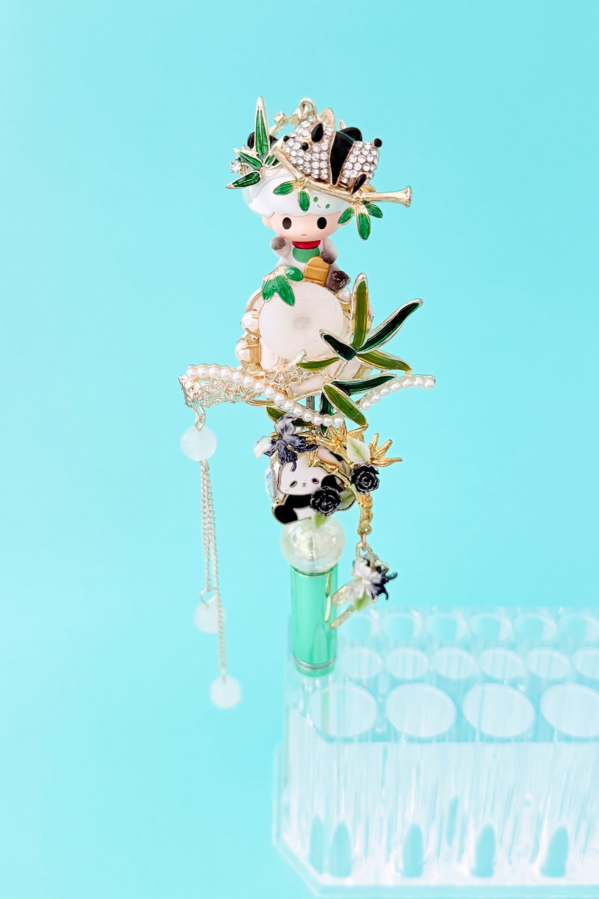 Stylo "POP MART" unique et fait à la main - Prince panda - HanWen Shop