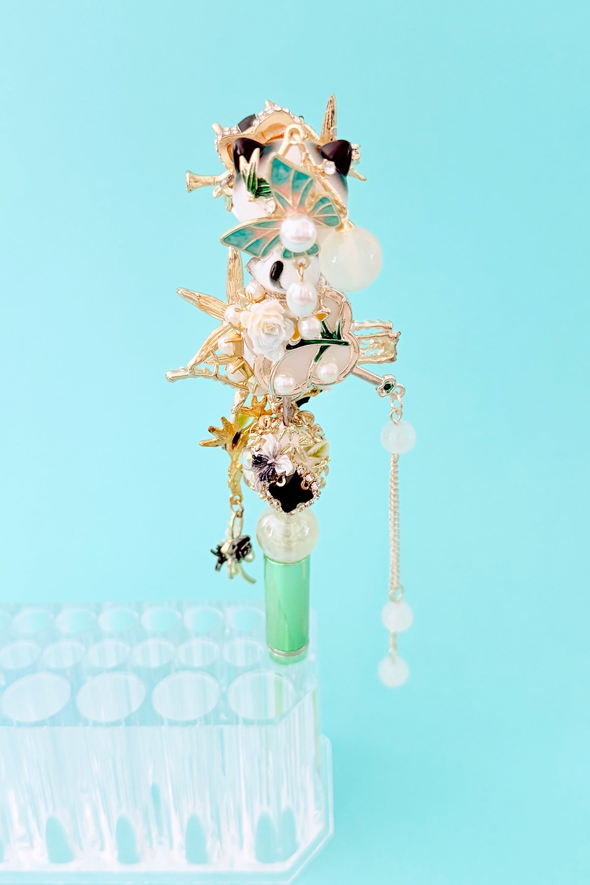 Stylo "POP MART" unique et fait à la main - Prince panda - HanWen Shop