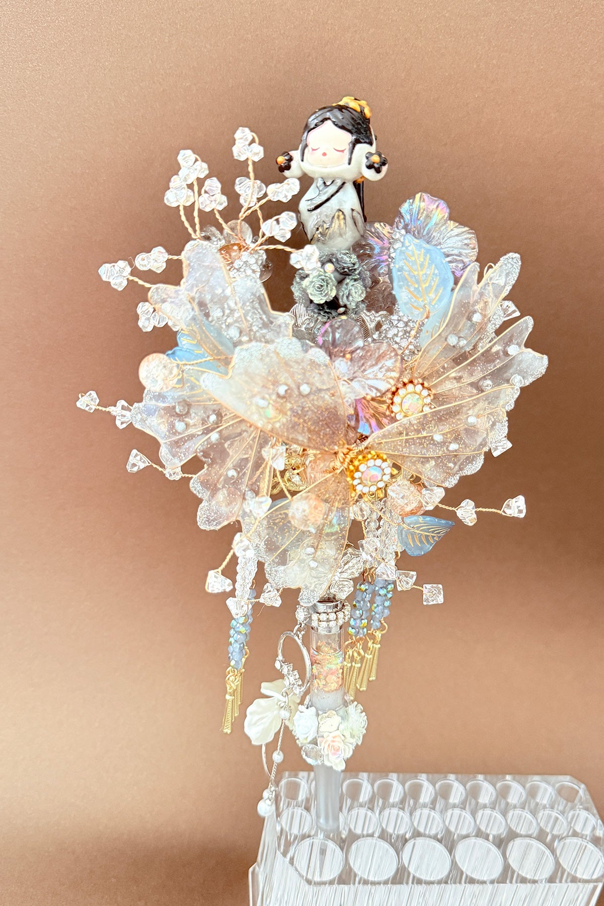 Stylo "POP MART" unique et fait à la main - Immortelle papillon