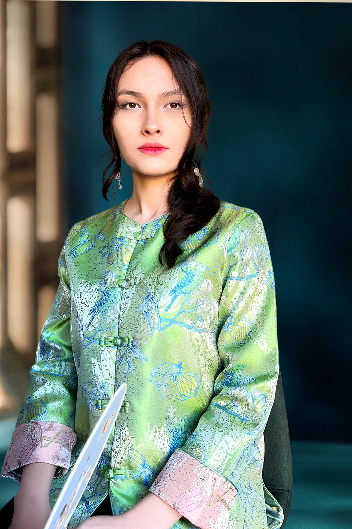 Tangzhuang du hanfu moderne 汉元素 - Vintage brodée - HanWen Shop