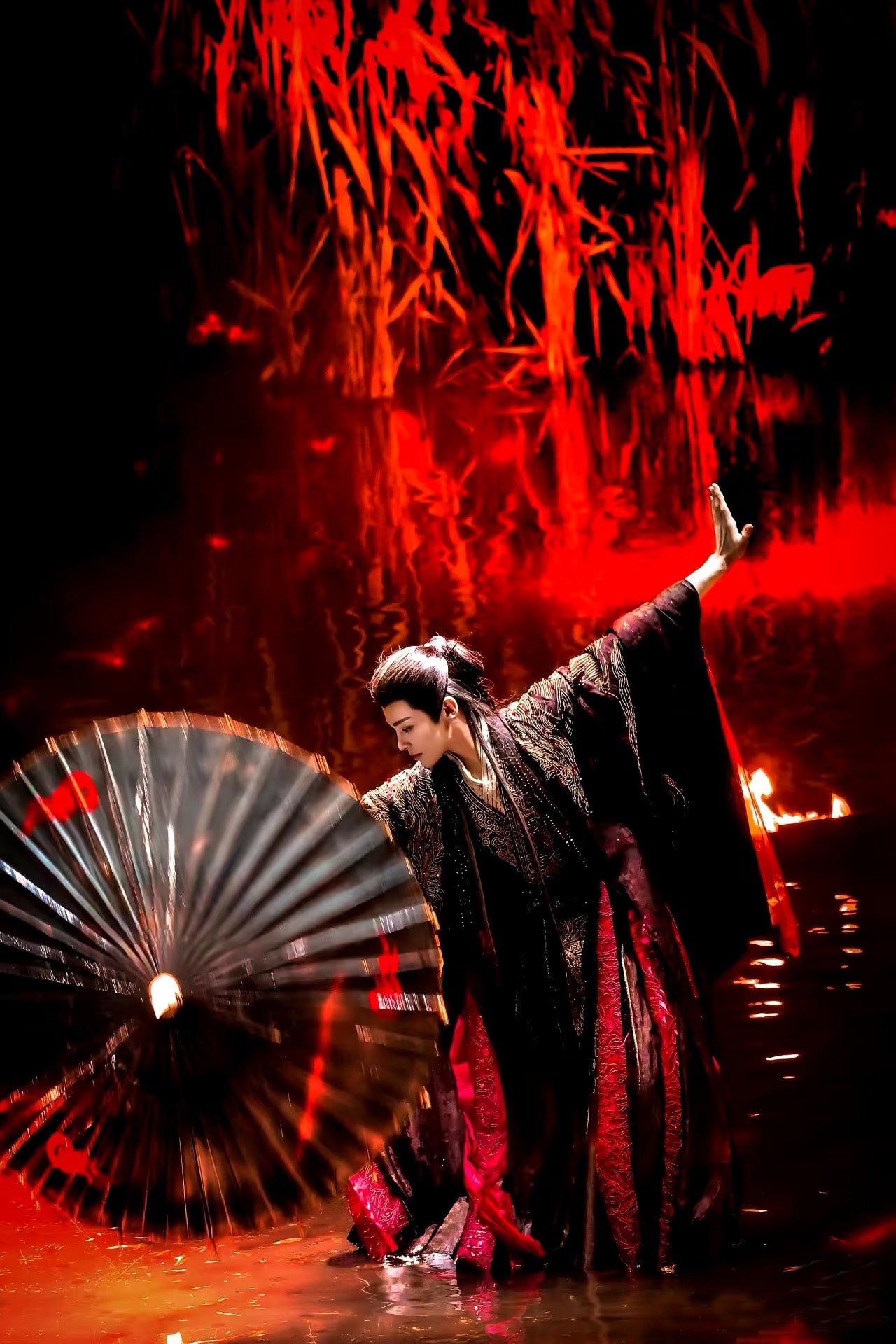 Ombrelle chinoise "Zhu Yan" - Le Démon Ancien des Montagnes