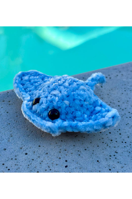 Porte-clés en crochet fait à la main - Raie - HanWen Shop