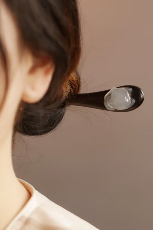 Épingle à cheveux en bois – Petit renard - Hanwen Shop
